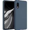 kwmobile Custodia Compatibile con Samsung Galaxy Xcover Pro Cover - Back Case per Smartphone in Silicone TPU - Protezione Gommata - ardesia scuro