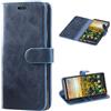 Mulbess Cover per Samsung Galaxy Note 9, Custodia Pelle con Magnetica per Samsung Galaxy Note 9 [Vinatge Case], Blu Navy
