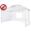 Bertoni Tetto Bianco per Gazebo Bertoni Piramide 2x3 Ignifugo M2 con Cuciture Termonastrate