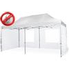 Bertoni Tetto Bianco per Gazebo Bertoni Piramide 3x6 Ignifugo M2 con Cuciture Termonastrate