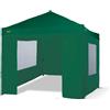 Bertoni Kit 4 Laterali per Gazebo Rapido 300 Verde Bertoni