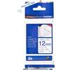 Brother TZe-FA3 Nastro in tessuto stirabile, Blu su Bianco 12mm, 3 mt. Gamma P-touch