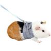 ASOCEA Pettorina E Guinzaglio Per Piccoli Animali Regolabile Guinzaglio Da Passeggio Per Animali Domestici Gilet Imbottito Comfort Guinzaglio Da Addestramento Per Ratti Iguana Criceto Furetti Piccolo