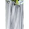 Linder BG/513/145/375FR-Tenda in Tela di Materasso con Occhielli, in Poliestere/Cotone, 145 x 265 cm, Bianco/Grigio, 145x265