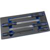 BGS 4197 | Modulo per carrelli portautensili 1/3: Serie di lime da officina | 5 pz.