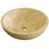 Imso ceramiche - Lavabo Tondo Miele in marmo - ISLATOMIE