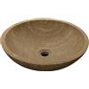 Imso ceramiche - Lavabo Tondo Sunset in onice - ISLATOSUN