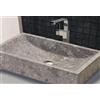 Imso ceramiche - Lavabo Simmetrie Grigio in marmo - ISLASIGRI