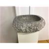 Imso ceramiche - Lavabo Astratto Fumè in marmo - ISLAASFUD