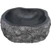 Imso ceramiche - Lavabo Astratto Nero in marmo - ISLAASNED