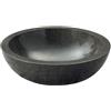 Imso ceramiche - Lavabo Tondo Nero in marmo - ISLATONEL