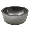 Imso ceramiche - Lavabo Cilindro Nero Burattato in marmo- ISLACILNE