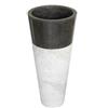 Imso ceramiche - Lavabo Conico Nero in marmo lavorato - ISLACONNE