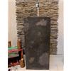 Imso ceramiche - Lavabo Cubo Nero in marmo - ISLACUBNE
