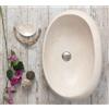 Imso ceramiche - Lavabo Boule Bianco in marmo - ISLABUWHI