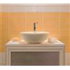 Imso ceramiche - Lavabo Tondo Beige Levigato in marmo - ISLATOBEL
