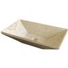 Imso ceramiche - Lavabo Trapezio Beige Levigato in marmo - ISLATRABE