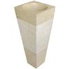 Imso ceramiche - Lavabo Piramide Beige in marmo lavorato - ISLAPIRBE