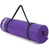 TOORX Materassino Fitness Con Maniglia Di Trasporto - Dimensioni 172x61x1,2 cm - Colore Viola - Superficie antiscivolo