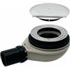 GEBERIT - SIFONE PER PIATTO DOCCIA DN. 90 CON TAPPO PER PILETTA CROMO SCARICO PE 150.583.21.1