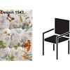 Best Migliore 04101543 Sedia Pad STS 100 x 50 x 7 cm, D.1543