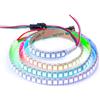 BTF-LIGHTING WS2812E Fili in lega ECO RGB 5050SMD Indirizzabile individualmente 1m 144 Pixel PCB bianco flessibile Full Color LED Pixel Strip Dream Color IP30 Non impermeabile Progetti fai-da-te DC5V