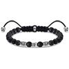 Thomas Sabo Braccialetto Unisex Sterlina Obsidian A1945-811-11-L22v