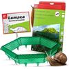 SWISSINNO Recinzione anti-lumache - Set completo da 2 m con angoli flessibili e pinza - Protezione per orto e aiuole - Modulare e resistente