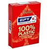 Fournier- Tavola Professionale di Carte da Gioco 100% plastica, Colore Blu, 1040724