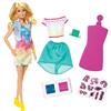 Barbie Mattel Barbie frp05 Loves Crayola Stamp N Style Bambola e Set da Gioco