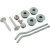 CREdilizia Kit universale tappi e staffe RD. 3/8 per radiatore