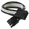 Barrow Extension Cable GPU 6+2pin CPU 30cm Nero/Bianco