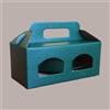 LUCGEL 10 Pz Scatola Astuccio Porta 2 Vasetti Salse Creme in Cartoncino Seta Verde 210x100H90mm