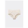 Tezenis Culotte In Cotone Con Pizzo Riciclato Donna Avorio
