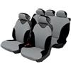 Cora Serie completa coprisedili Turbo grigio/nero