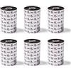 Zebra Nastro per stampante Zebra cera/resina personalizzata con 6 rotoli/scatola [03300CT11007]