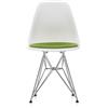 Eames Plastic Chair DSR Sedia con Cuscino