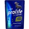 Prolife Adult Sensitive Mini Grain Free Cibo Umido per Cani - Renna e Patate - 10x100 gr