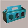 LUCGEL 10 Pz Scatola Astuccio Porta 3 Vasetti Salse Creme in Cartoncino Seta Verde 250x80H90mm
