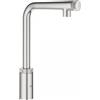 Grohe Minta SmartControl Miscelatore Lavello con Doccetta Estraibile, SuperSteel 31613DC0 - Magnetic Docking & QuickFix Plus