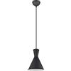 RL LIVE YOUR LIGHT Reality Leuchten Enzo R30781032 - Lampadario a sospensione, in metallo, colore: Nero opaco, 1 lampadina E27