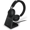 Jabra GN Cuffie Jabra Evolve2 65 Link380c UC Stereo Black / Stand [26599-989-889]