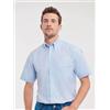 Russell Abbigliamento personalizzate. Camicia Men's Short Sleeve Easy Care Oxford Shirt Russell - Russell personalizzate o neutre