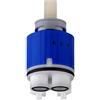 Cornat Cartuccia Eco a 2 livelli, limitatore di temperatura, diametro 35 x altezza 69 mm, leva ha un blocco sensibile (clic), funzione risparmio di acqua ed energia, 1 pezzo, AE211