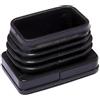 Brinox b75845 N - Innesto Interno Rettangolare, 15 x 25 mm, colore: nero