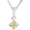 InCollections 2420200016401 - Catenina con pendente per bambini con zirconia cubica, argento sterling 925