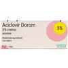 TEVA ITALIA Srl Aciclovir Dorom 5% Crema 3g