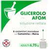 AEFFE FARMACEUTICI Srl Glicerolo AFOM Adulti 6,75g Soluzione Rettale 6 Microclismi