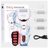 Wolady Grattugia Elettrico Levigatrice Per Piedi Anticalli Wolady Pedicure Lime Elettrico Cura per Piedi Corno 1200MAH Batteria Ricaricabile 2 Velocità 3 Teste Rotoli di Ricambio Cristalli