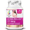 OPTIMA NATURALS Srl COLOURS OF LIFE ACIDO FOLICO 400 MCG 120 COMPRESSE 350 MG